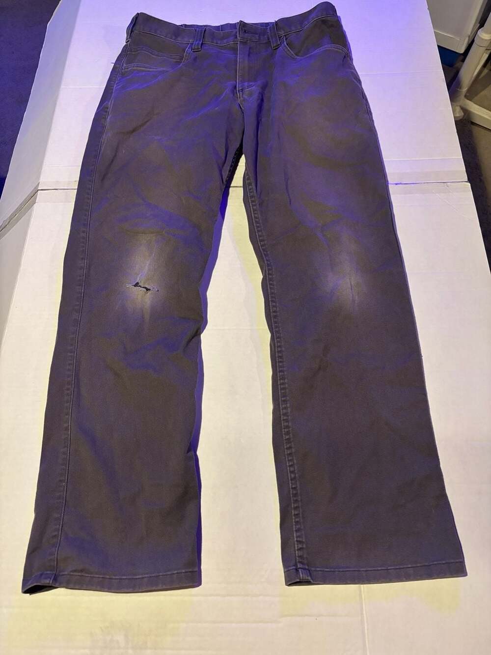 Carhartt Relaxed Fit Gray Work Pants 32x32